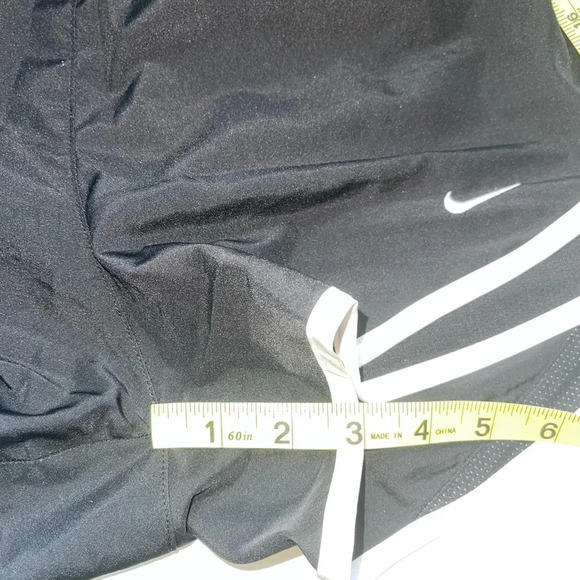 Nike Tempo Dri-fit Black Lined Athletic Running Shorts Small Women’s - Picture 10 of 13